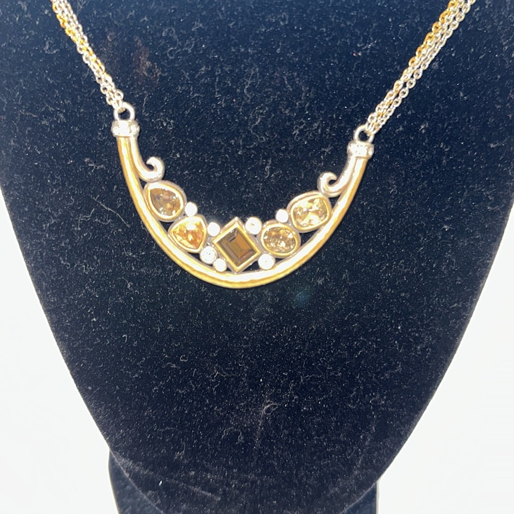 Brighton Long Necklace with Artistic Accents